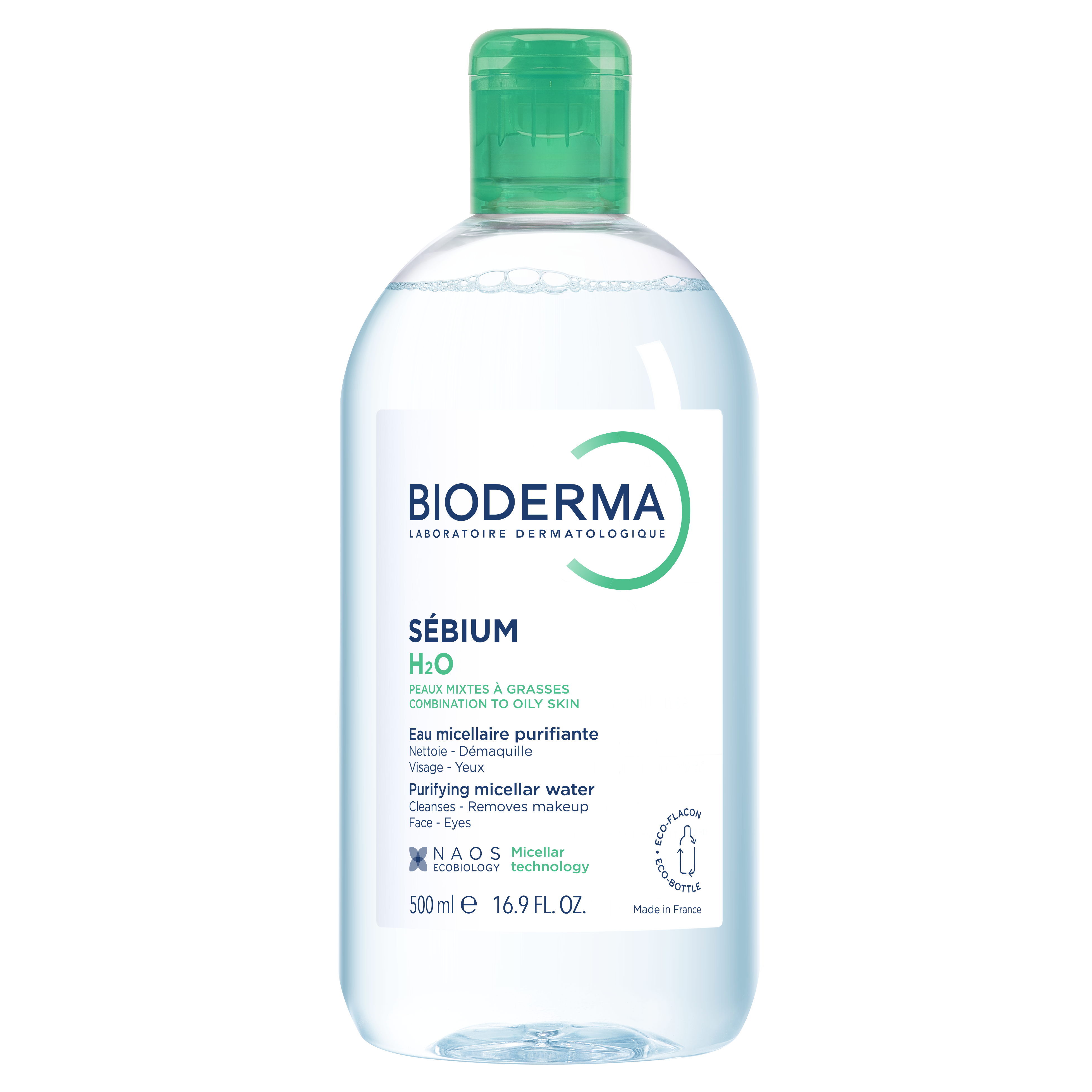 Bioderma Sebium H2O Soluzione Micellare Struccante per Pelli Miste e Grasse 500 ml